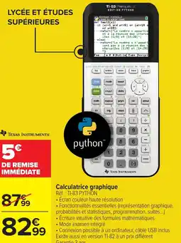 Carrefour Calculatrice graphique offre