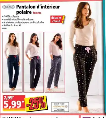 Norma Pantalon d'Intérieur offre
