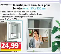 Norma Powertec moustiquaire enrouleur pour fenêtre offre