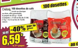 Norma Café deluxe 100 dosettes de café offre