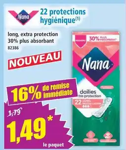 Norma Nana 22 protections hygiénique offre