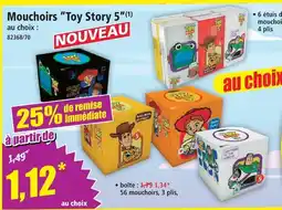 Norma Toy story mouchoirs toy story 5 offre