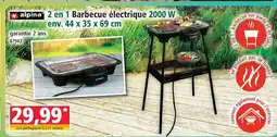 Norma Alpina 2 en 1 barbecue électrique 2000 w offre