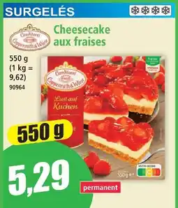 Norma Cheesecake aux fraises offre