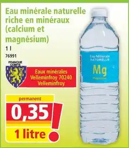 Norma Eau minérale naturelle riche en minéraux (calcium et magnésium) offre