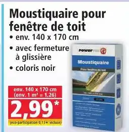 Norma Powerfix moustiquaire pour fenêtre de toit offre