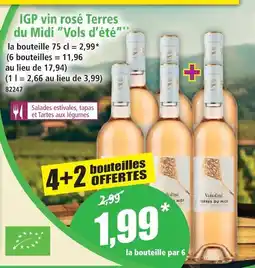 Norma Igp vin rosé terres du midi igp vin rosé terres du midi ”vols d’été” offre
