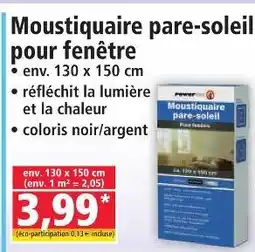 Norma Powerfix moustiquaire pare-soleil pour fenêtre offre