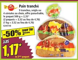 Norma Sorelia pain tranché offre