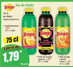 Norma Pago jus de fruits offre