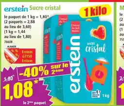 Norma Erstein sucre cristal offre