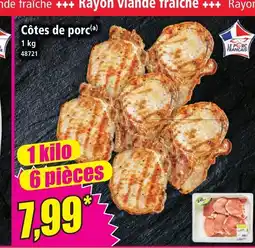 Norma Côtes de porc offre