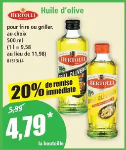 Norma Bertolli huile d'olive offre