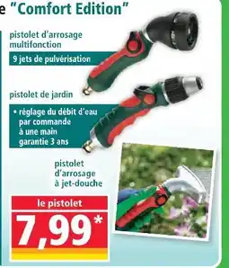 Norma Comfort edition pistolet d'arrosage multifonction offre