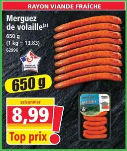 Norma Merguez de volaille offre