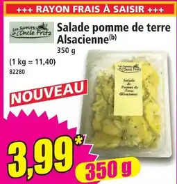 Norma Les saveurs d'oncle fritz salade pomme de terre alsacienne offre