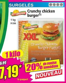Norma Gut langenhof crunchy chicken burger offre
