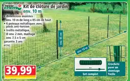 Norma Power garden kit de clôture de jardin offre