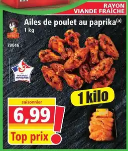 Norma Ailes de poulet au paprika offre