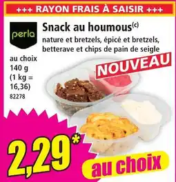 Norma Perla snack au houmous offre