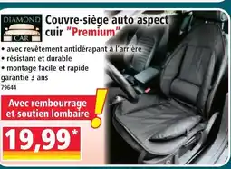 Norma Diamond car couvre-siège auto aspect cuir premium offre
