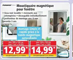 Norma Powertec moustiquaire magnétique pour fenêtre offre