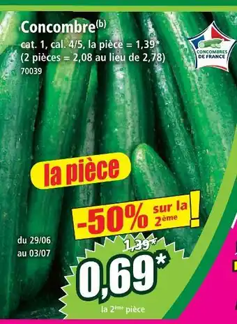 Norma Concombre offre