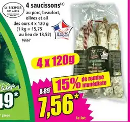 Norma Le séchoir des alpes 4 saucissons offre