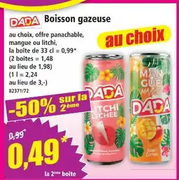 Norma Dada boisson gazeuse offre
