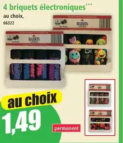 Norma Marwin 4 briquets électroniques offre