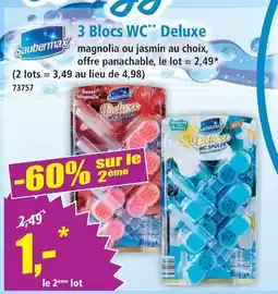 Norma Saubermax 3 blocs wc deluxe offre