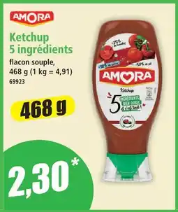 Norma Amora ketchup 5 ingrédients offre