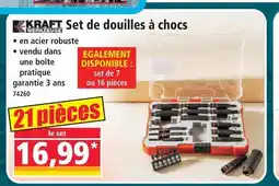 Norma Kraft werkzeuge set de douilles à chocs offre