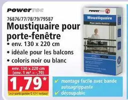 Norma Powertec moustiquaire pour porte-fenêtre offre
