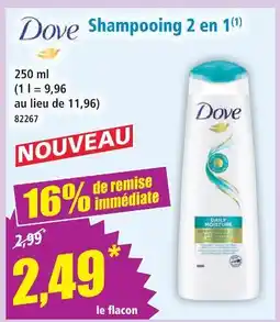Norma Dove shampooing 2 en 1(1) offre