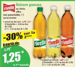 Norma Rivella boisson gazeuse extrait de thé vert offre