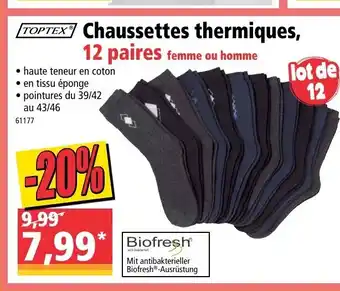 Norma Chaussettes Thermiques offre