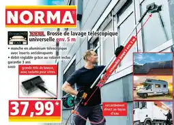 Norma Xxxl brosse de lavage télescopique universelle offre