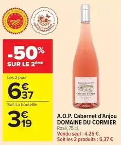 Carrefour Market A.o.p. cabernet d'anjou offre