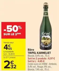 Carrefour Market Kwak - bière offre