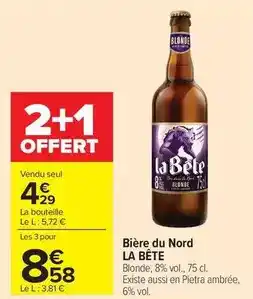 Carrefour Market Pietra - bière du nord offre