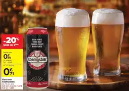 Carrefour Market Koenigsbier - bière offre