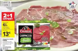 Carrefour Market Charal - cappaccio au bastic offre