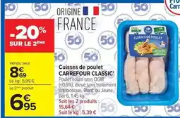 Carrefour Market Carrefour - cuisses de poulet offre