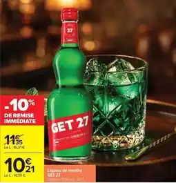 Carrefour Market Get - liqueur de menthe offre