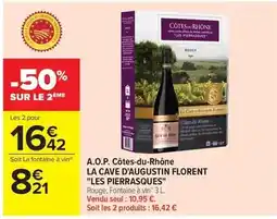 Carrefour Market La cave d'augustin florent - a.o.p. côtes-du-rhône offre