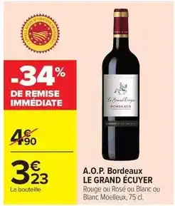 Carrefour Market A.o.p. bordeaux offre