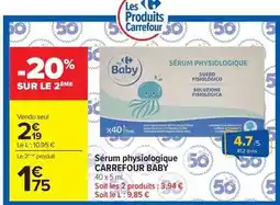 Carrefour Market Carrefour - sérum physiologique offre