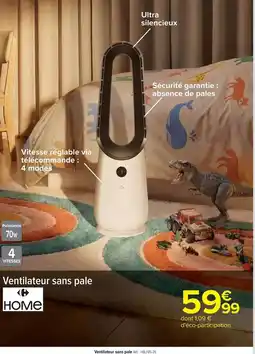 Carrefour Market Ventilateur sans pale offre