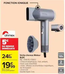 Carrefour Drive Sèche-cheveux moteur bldc offre